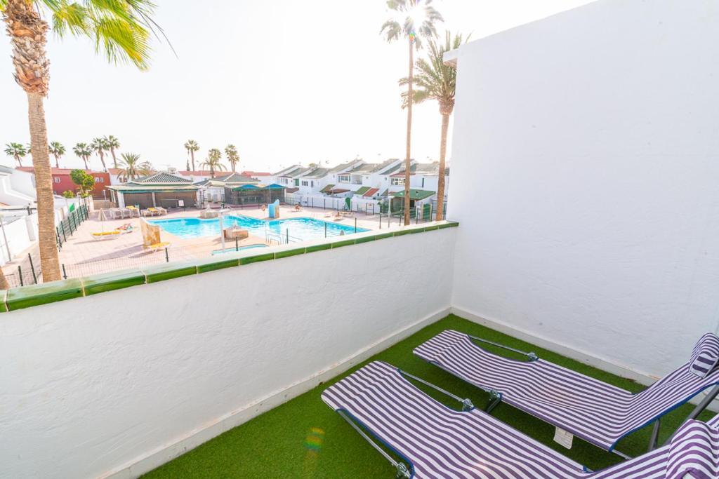 Deluxe Duplex Bungalow Private Parking Maspalomas (Gran Canaria) Exterior foto